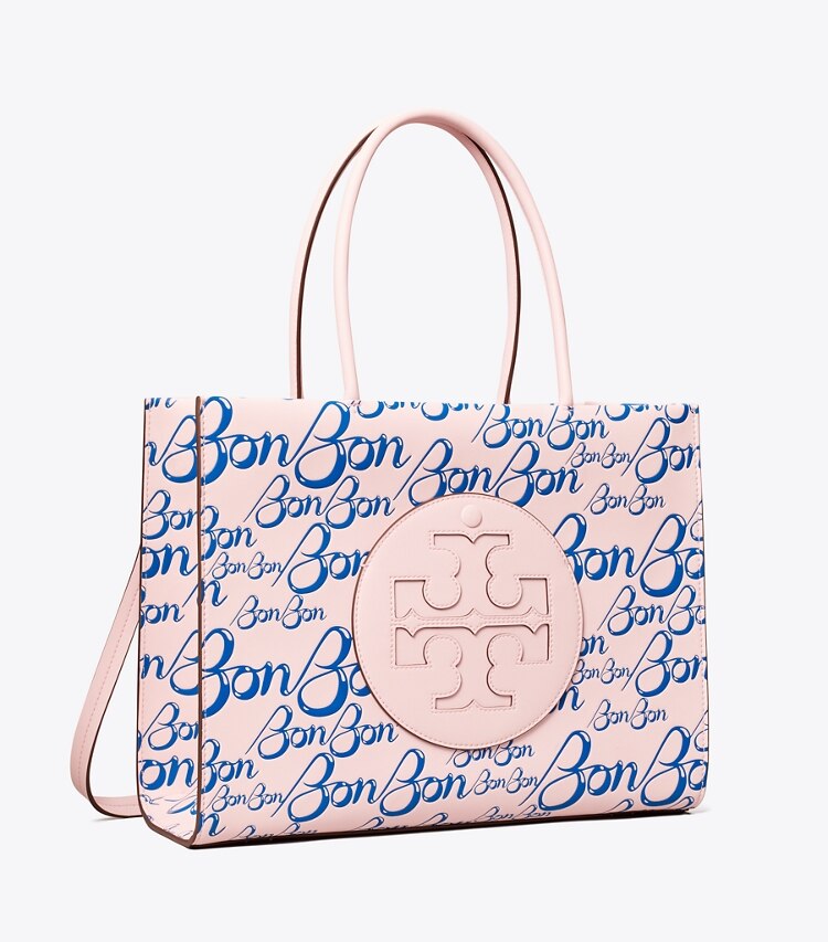 Tory Burch designer borse shopping Shopping Ella Bio piccola x BonBon in BonBon Pink angle