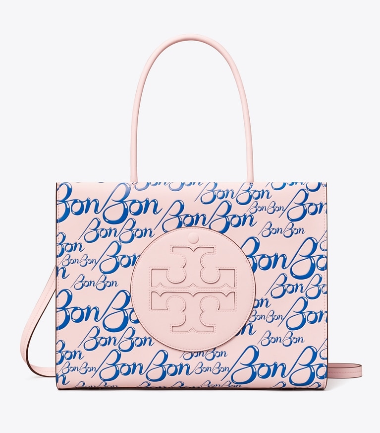 Tory Burch designer borse shopping Shopping Ella Bio piccola x BonBon in BonBon Pink angle