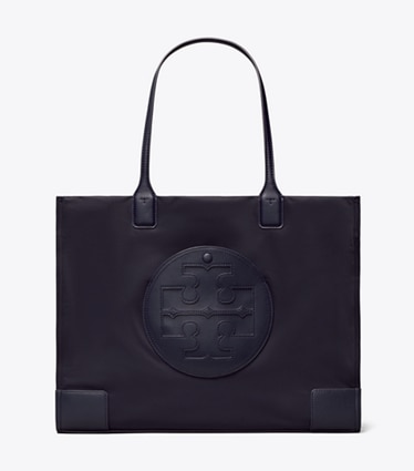 Tory Burch designer borse shopping Shopping Ella in Tory Navy front