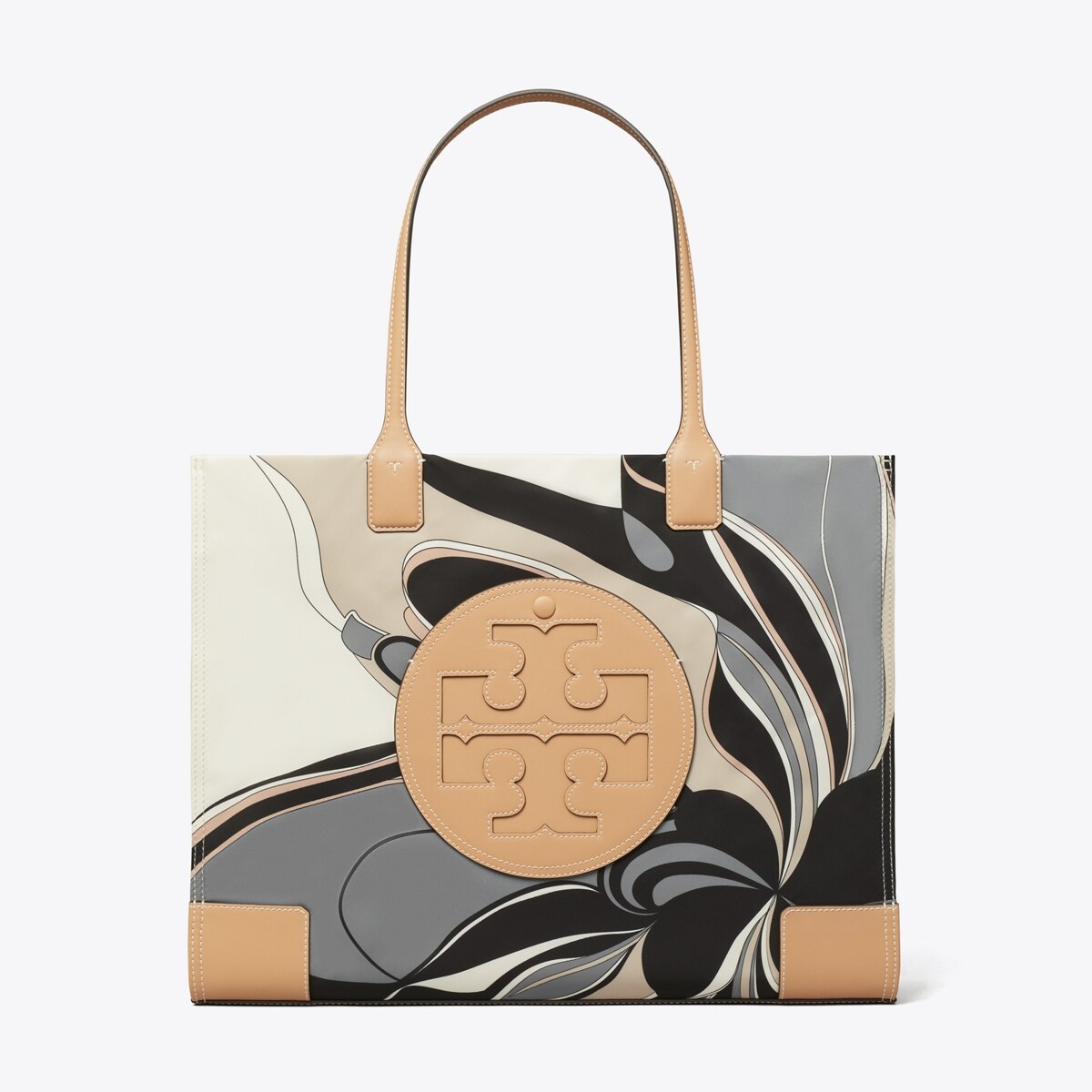 トートバッグ Tory Burch Borsa Shopping Ella In Paglia ella-printed-tote-bag-angle.