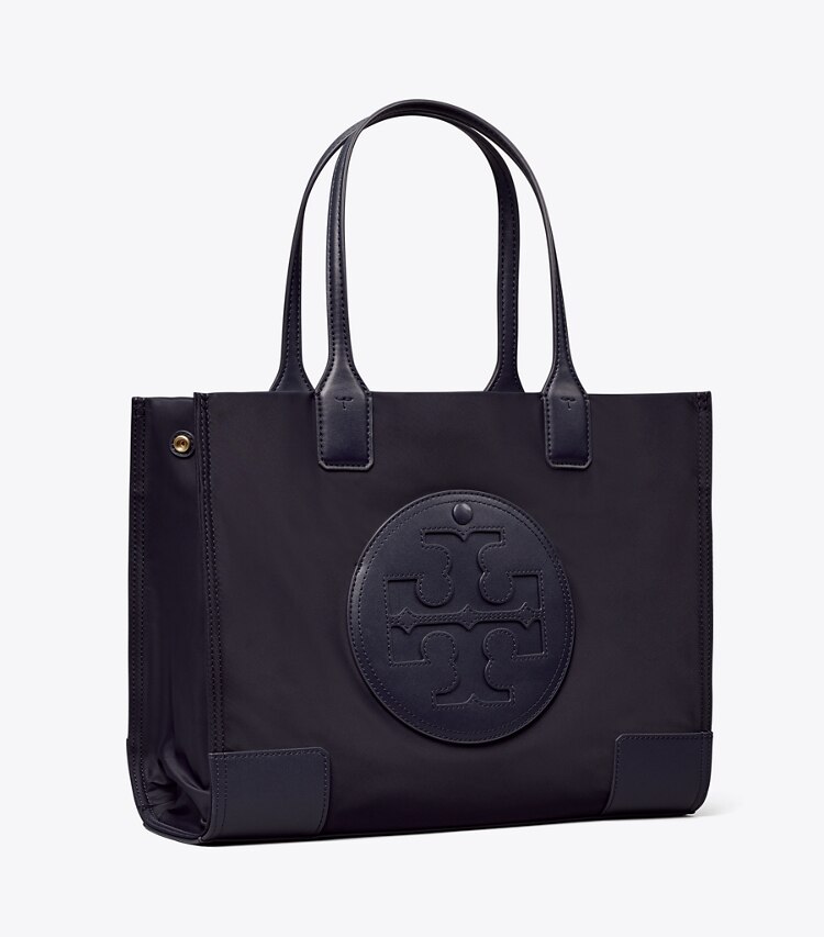 Tory Burch designer borse shopping Shopping Ella piccola in Tory Navy angle