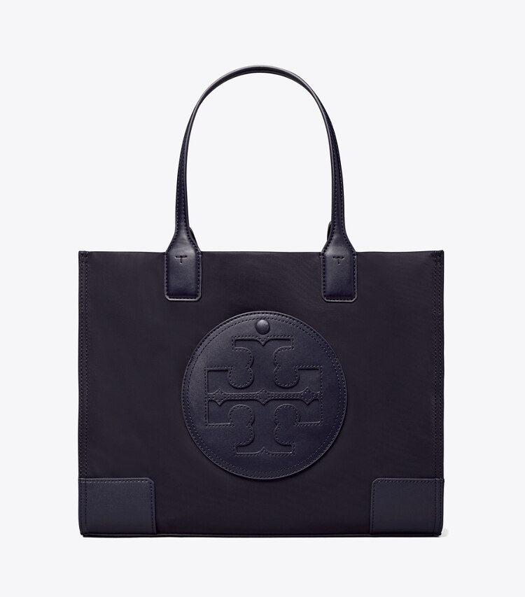 Tory Burch designer borse shopping Shopping Ella piccola in Tory Navy front