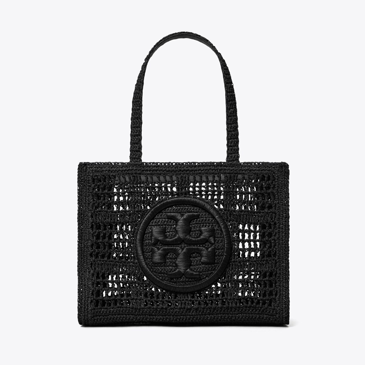 トートバッグ Tory Burch Borsa Shopping Ella In Paglia Ella Croc-Embossed Market Tote: Women's Designer Tote Bags