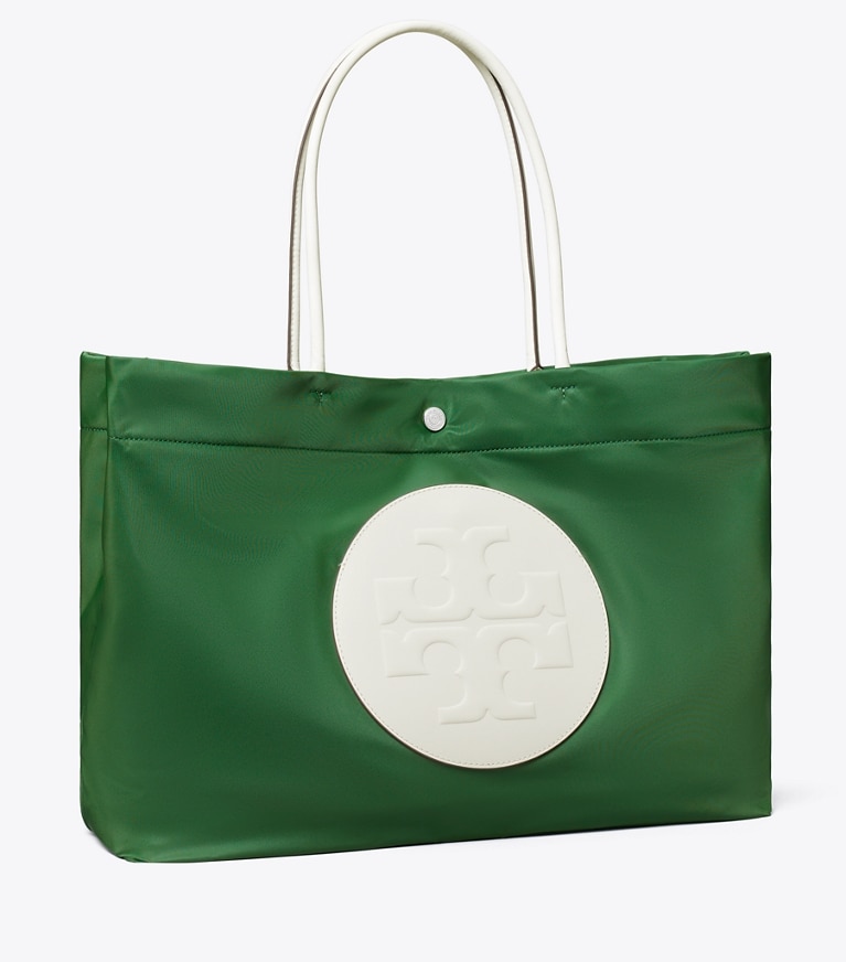 Tory Burch designer borse shopping Shopping Ella Twist in Basil angle