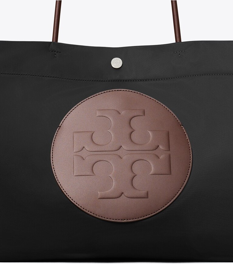 Tory Burch designer borse shopping Shopping Ella Twist in Black dettaglio