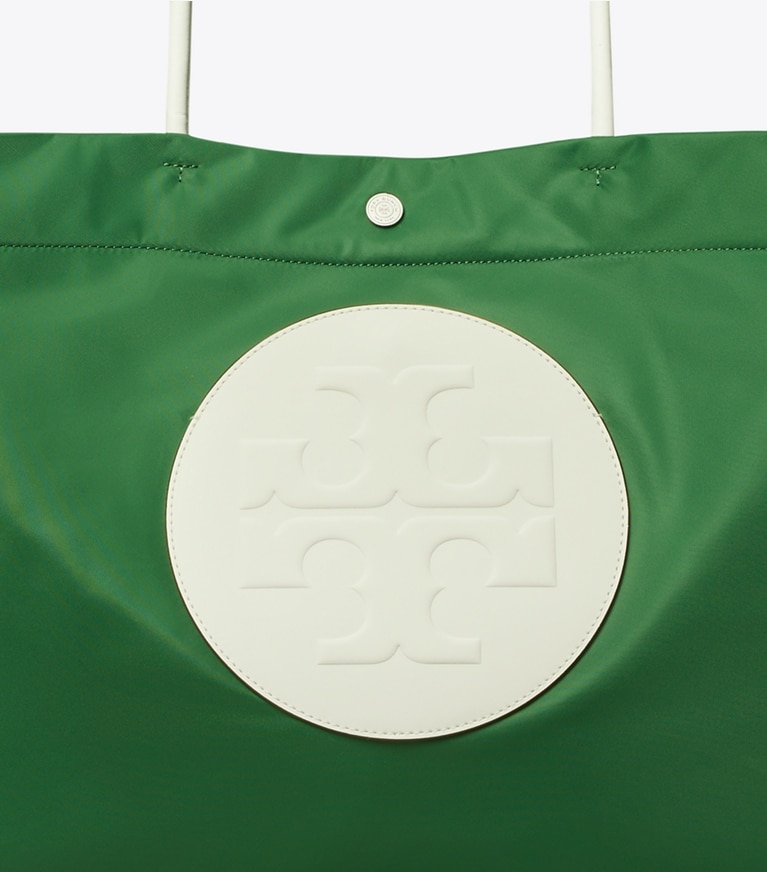 Tory Burch designer borse shopping Shopping Ella Twist in Basil dettaglio