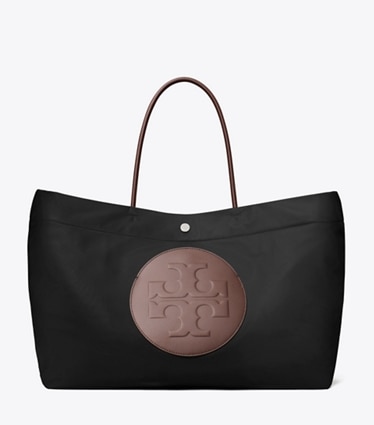 Tory Burch designer borse shopping Shopping Ella Twist in Black front