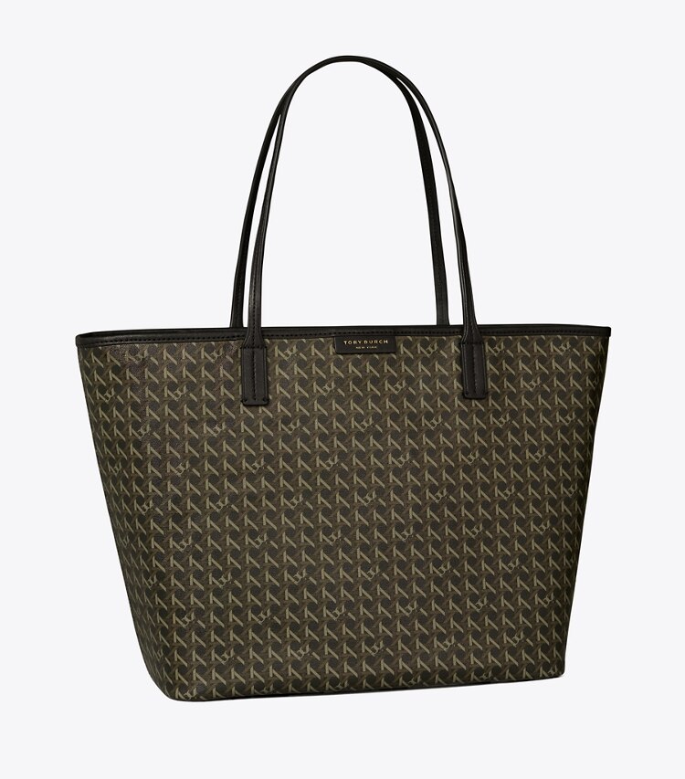 Tory Burch designer borse shopping Shopping Ever-Ready con zip in Black angle