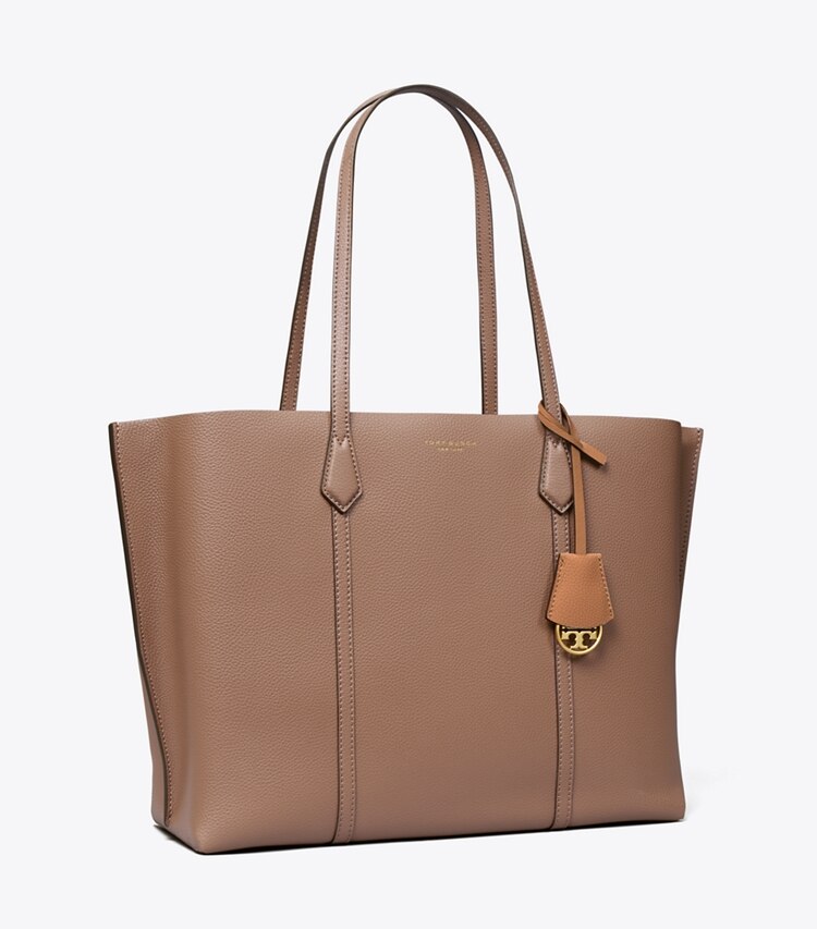 Tory Burch designer borse shopping Shopping Perry a tre scomparti in CLAM SHELL angle