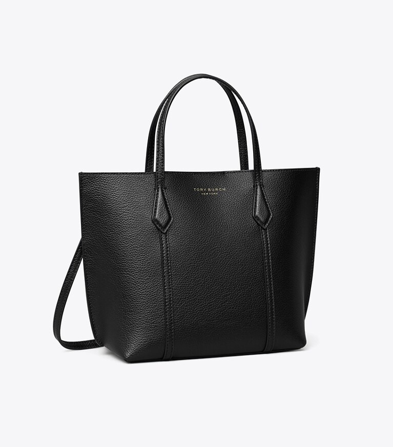 Tory Burch designer borse shopping Shopping Perry piccola in Black angle