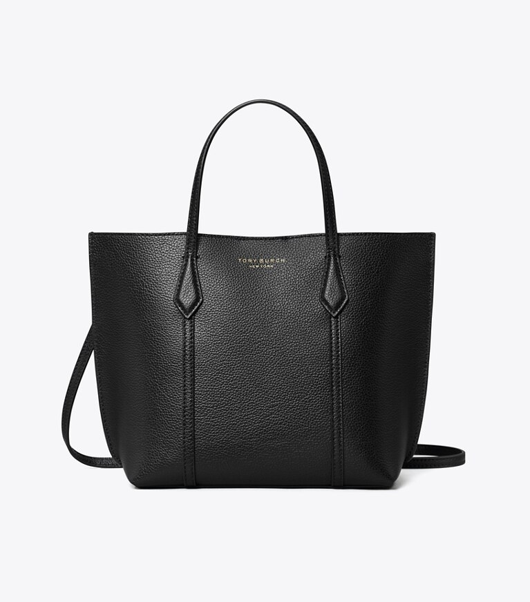 Tory Burch designer borse shopping Shopping Perry piccola in Black angle