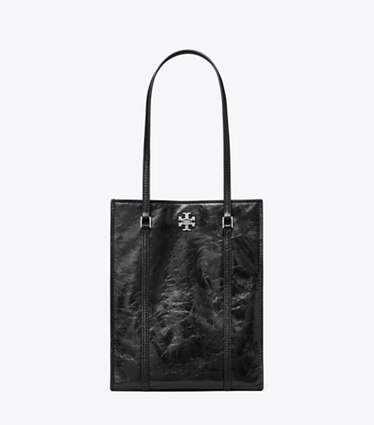 Tory Burch designer borse shopping Shopping piccola Kira Turnlock in Black front
