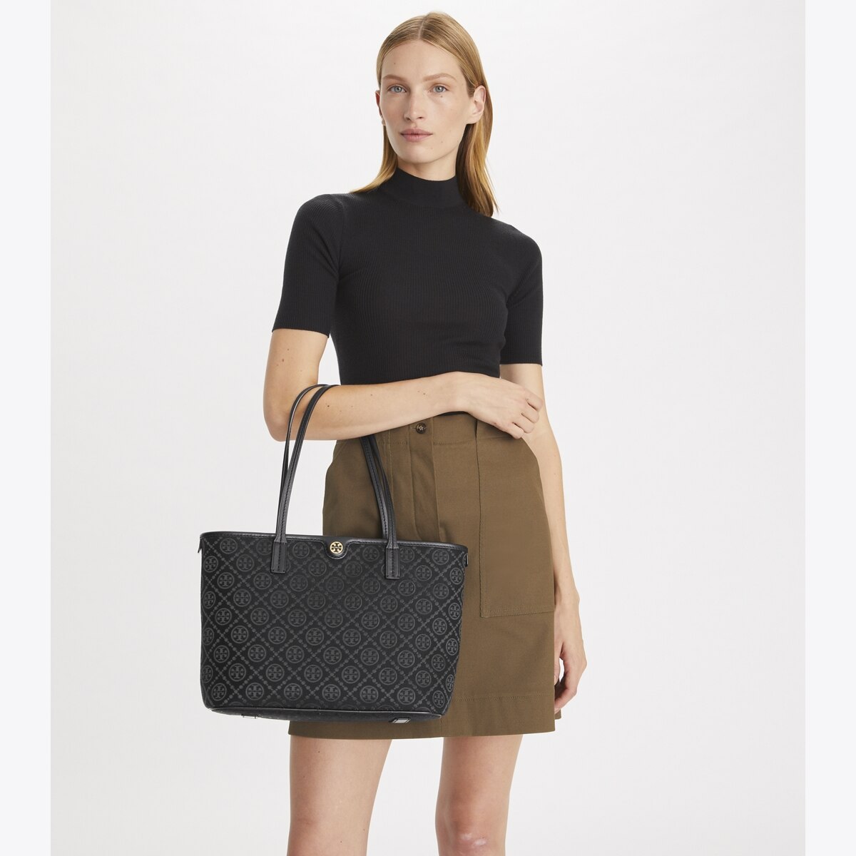 トートバッグ Tory Burch Borsa Shopping T Monogram Con Zip T Monogram Zip Tote: Women's Designer Tote Bags | Tory Burch