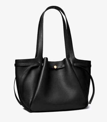 Tory Burch designer borse shopping Shopping Romy in Black angle