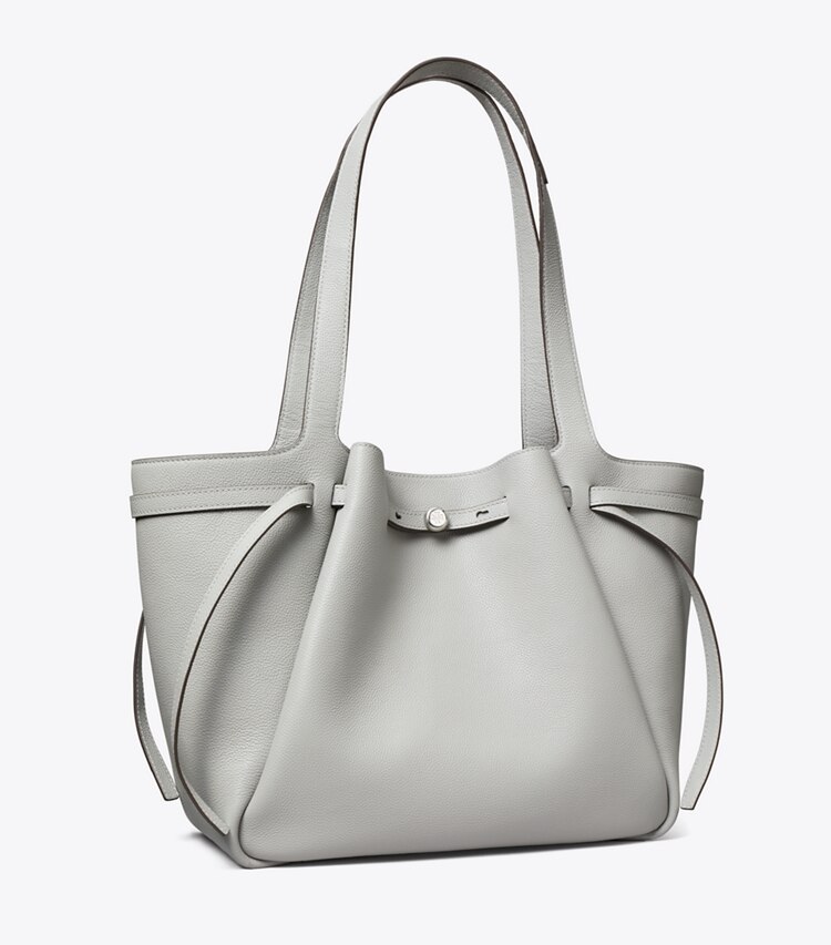 Tory Burch designer borse shopping Shopping Romy in Light Granite angle