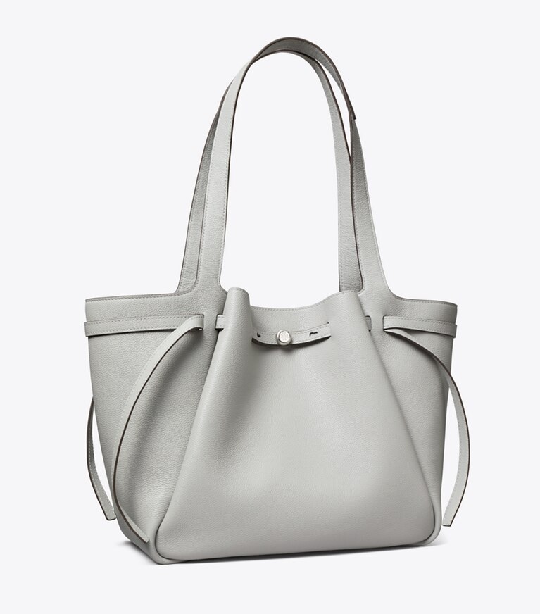 Tory Burch designer borse shopping Shopping Romy in Light Granite angle
