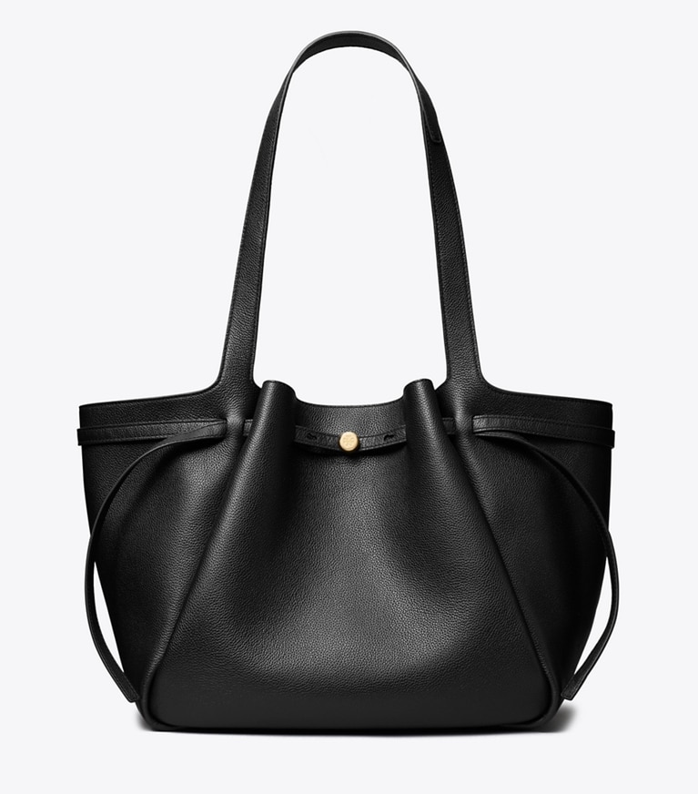 Tory Burch designer borse shopping Shopping Romy in Black angle