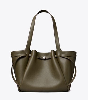 Tory Burch designer borse shopping Shopping Romy in Dark Olive front