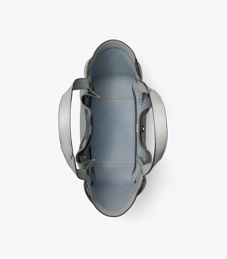 Tory Burch designer borse shopping Shopping Romy in Light Granite superiore