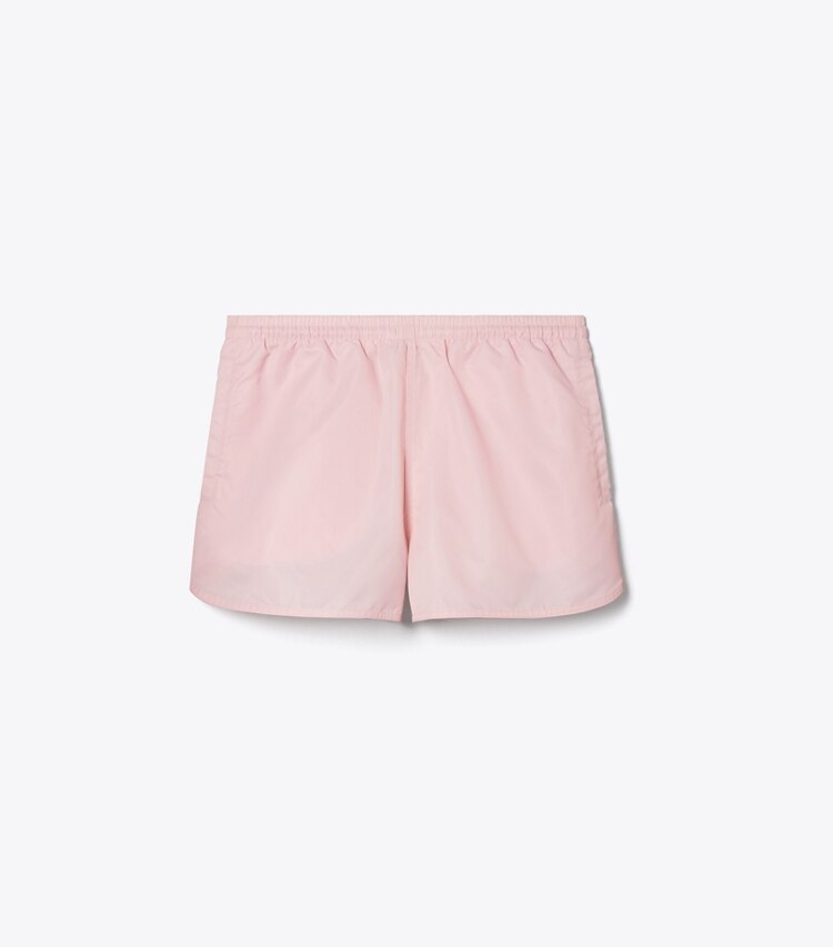 Tory Burch designer bas Short en nylon in Rose front