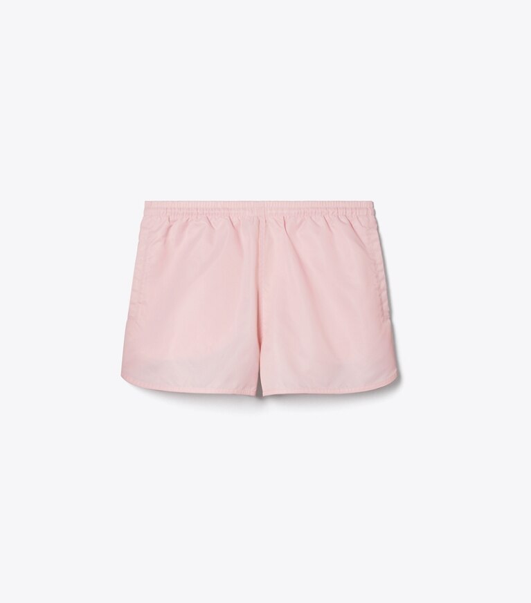 Tory Burch designer bas Short en nylon in Rose front