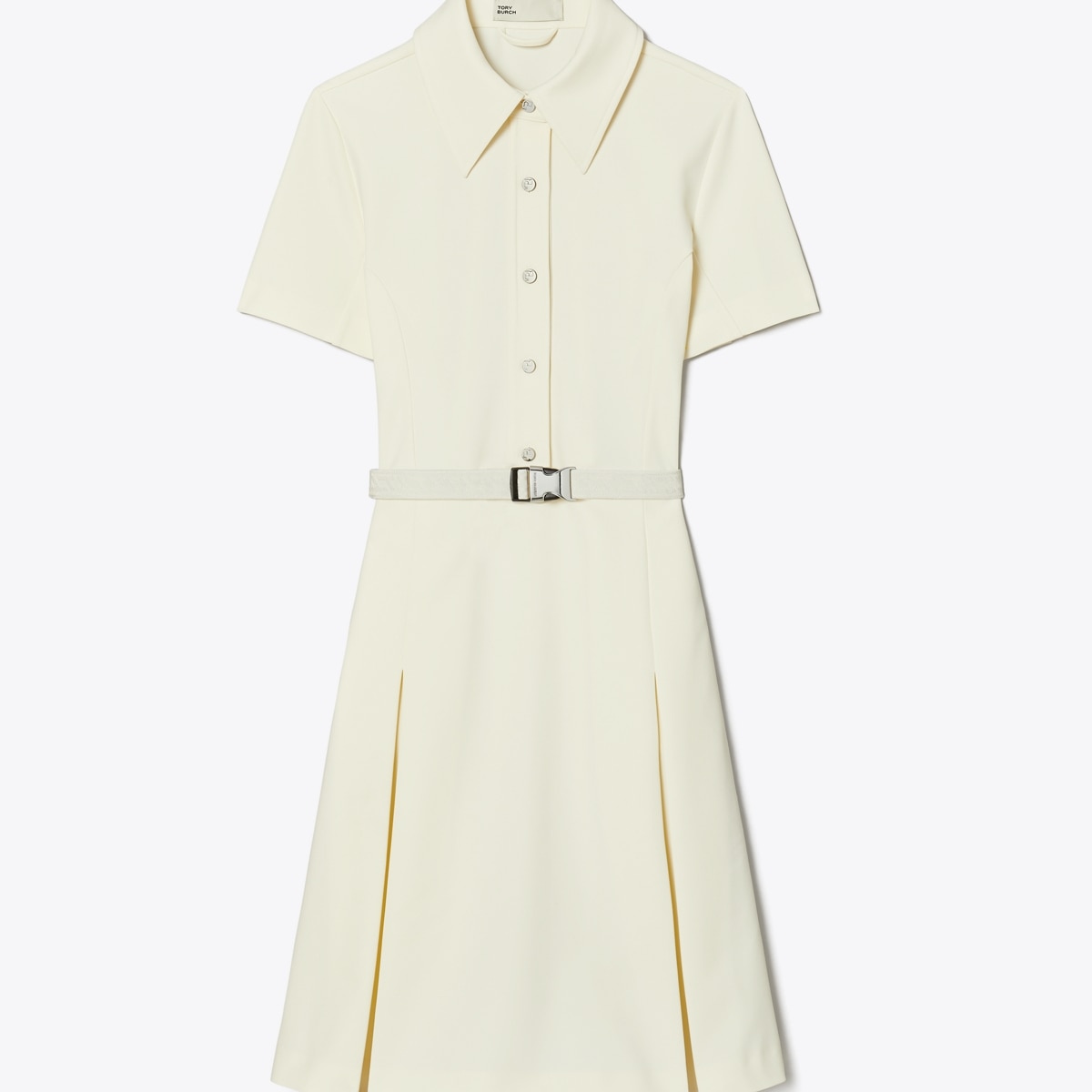 Short-Sleeve Pleated Golf Dress: Women's Designer Dresses | Tory