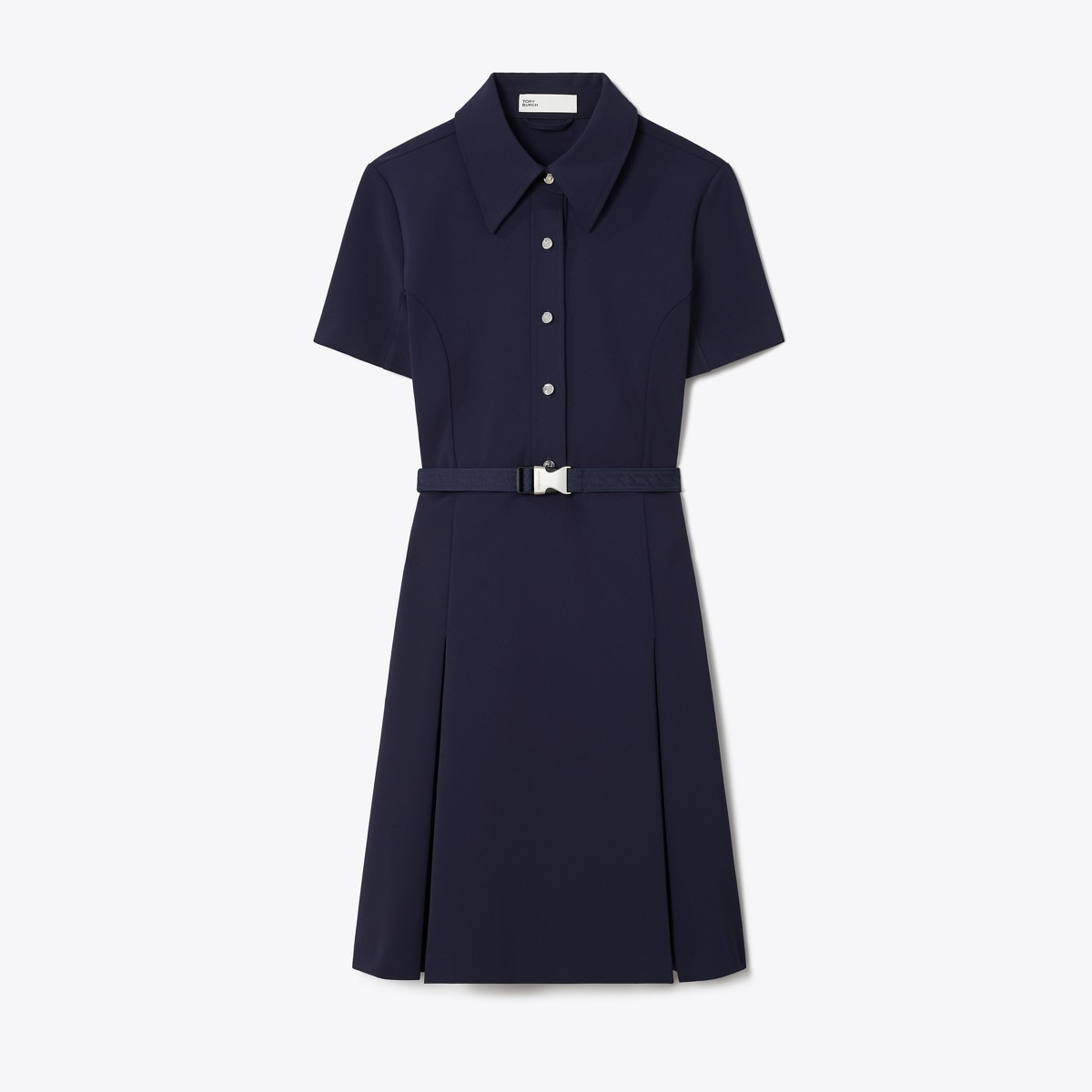 Short-Sleeve Pleated Golf Dress: Women's Designer Dresses | Tory Burch