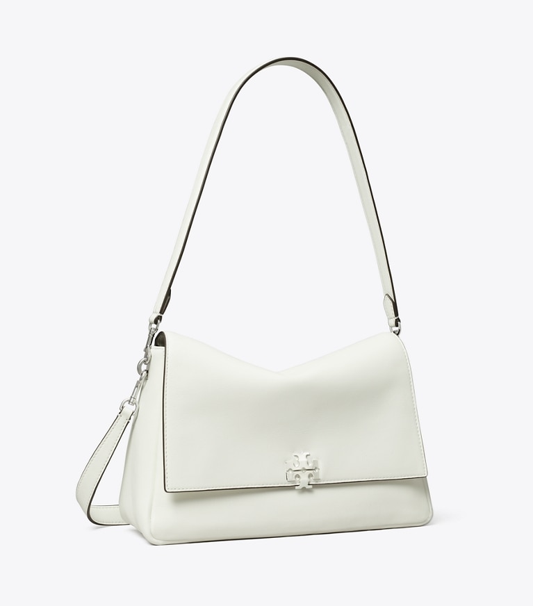 Tory Burch designer borse a tracolla Shoulder bag Charlie in Bianco angle