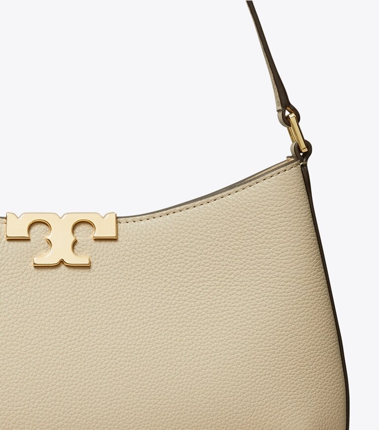 Tory Burch designer borse a tracolla Shoulder bag Eleanor Slim morbida in Light Stone dettaglio