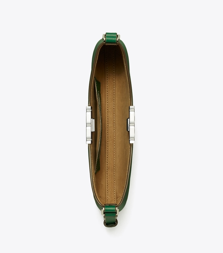 Tory Burch designer borse a tracolla Shoulder bag Eleanor Slim morbida in Dark Kale superiore
