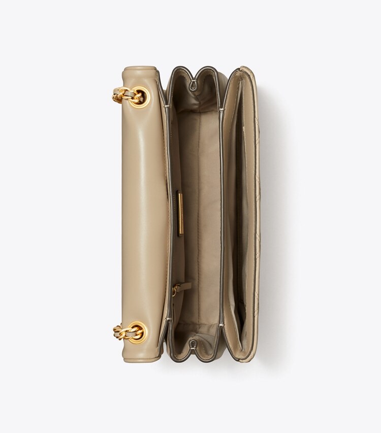 Tory Burch designer borse a tracolla Shoulder bag Fleming convertibile morbida in Fresh Clay superiore