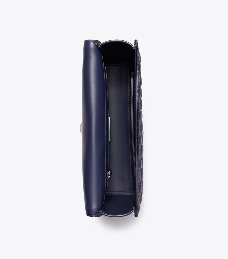 Tory Burch designer borse a tracolla Shoulder bag Fleming convertibile in Royal Navy superiore