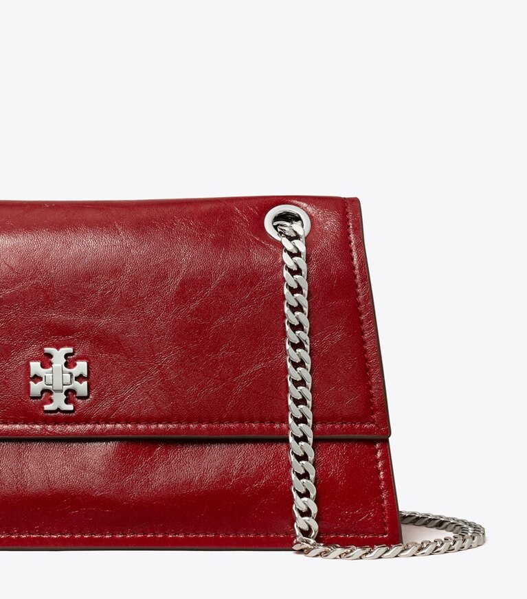 Tory Burch designer borse a tracolla Shoulder bag Kira con dettaglio a girello in Red angle