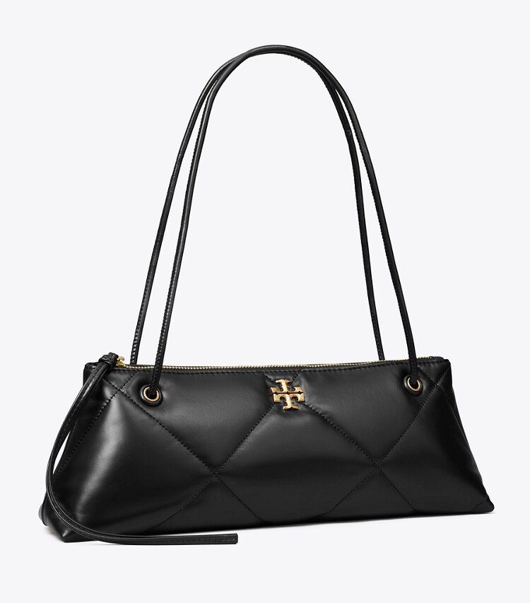 Tory Burch designer borse a tracolla Shoulder bag Kira East-West con trapuntatura a diamante in Black angle