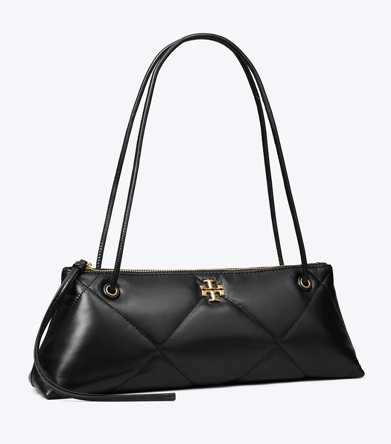 Tory Burch designer borse a tracolla Shoulder bag Kira East-West con trapuntatura a diamante in Black angle