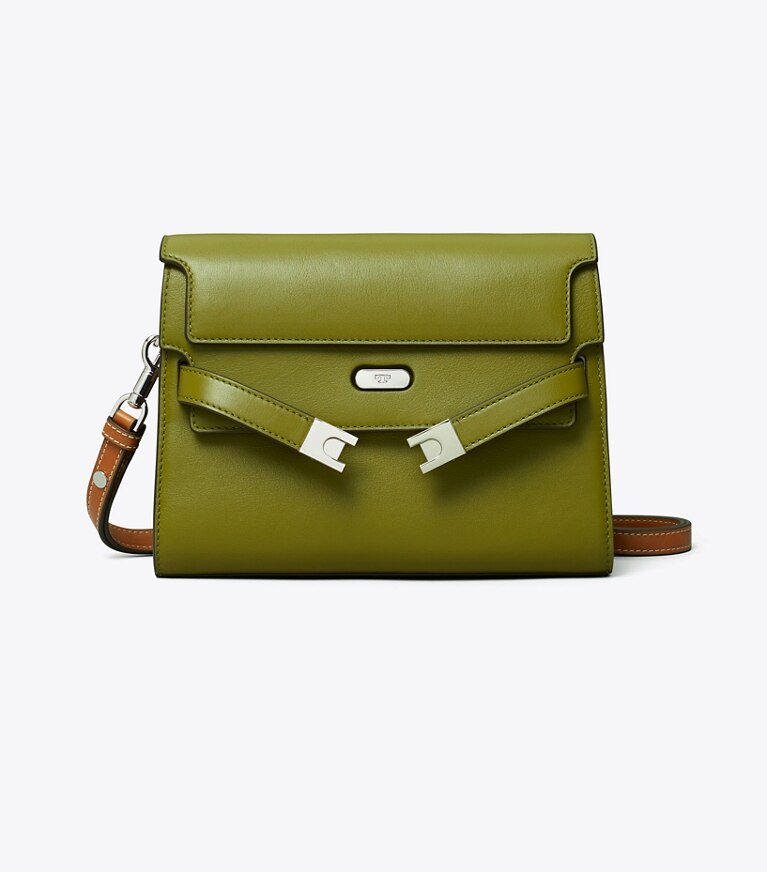 Tory Burch designer borse a tracolla Shoulder bag Lee Radziwill in Dark Matcha angle