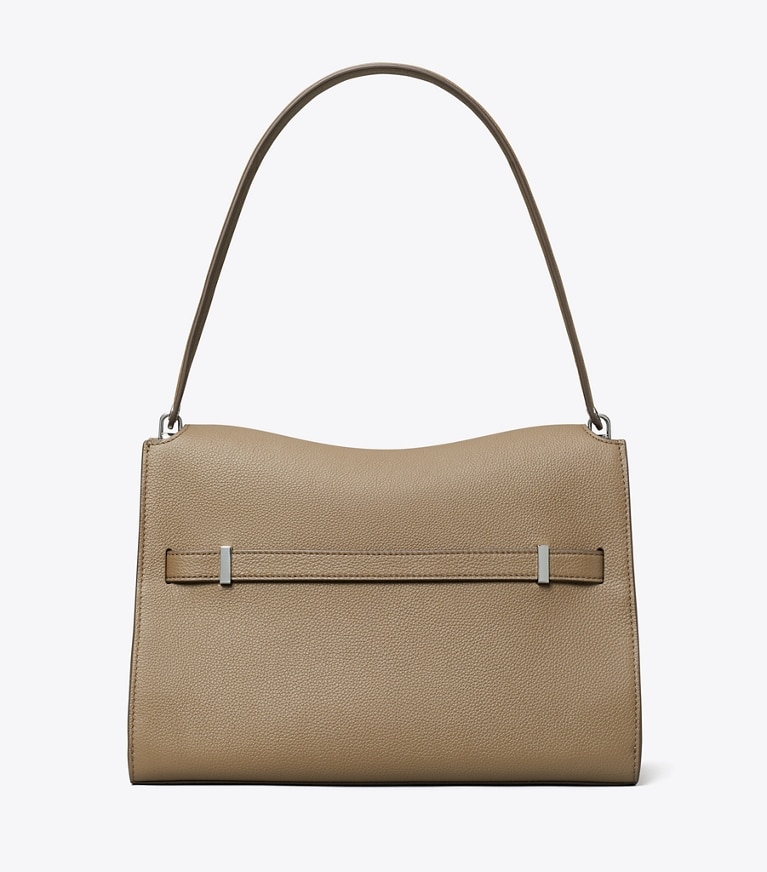 Tory Burch designer borse a tracolla Shoulder bag Lee Radziwill grande in Wild Mushroom indietro