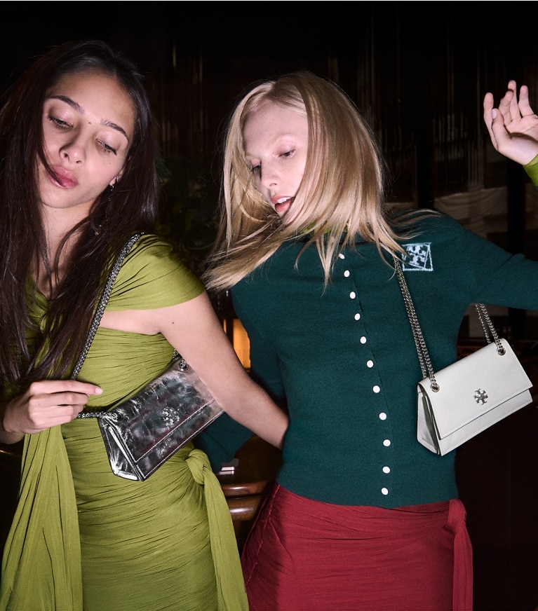 Tory Burch designer borse a tracolla Shoulder bag mini Kira Turnlock in BIANCO angle