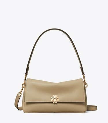 Tory Burch designer borse a tracolla Shoulder bag piccola Charlie in Soft Cement front