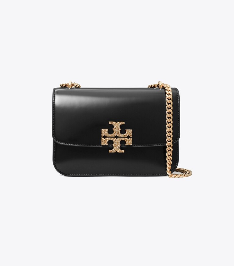 Tory Burch designer borse a tracolla Shoulder bag piccola Eleanor con pavé in Black angle