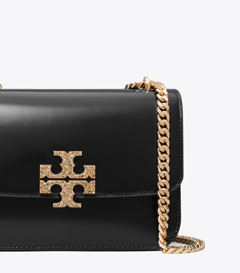 Tory Burch designer borse a tracolla Shoulder Bag piccola Eleanor Pavé in Black angle