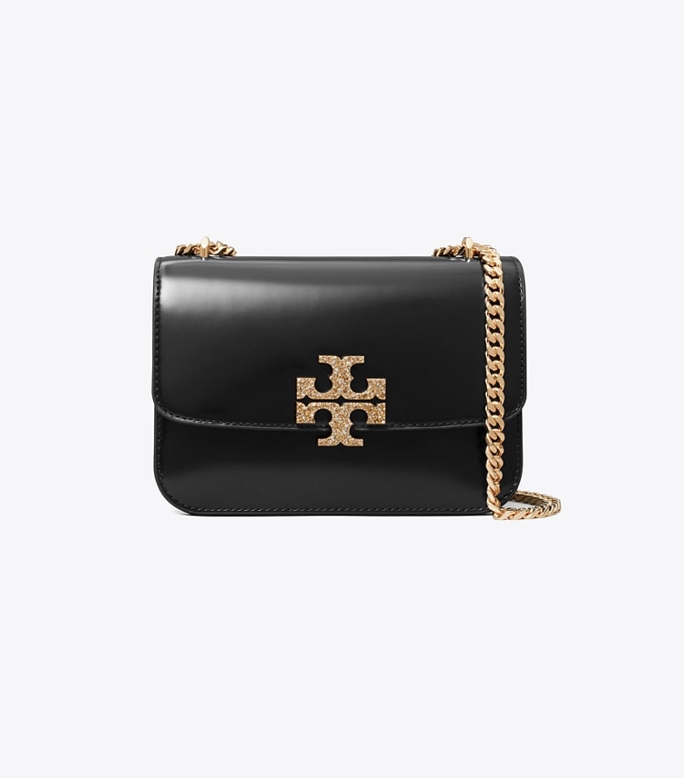 Tory Burch designer borse a tracolla Shoulder Bag piccola Eleanor Pavé in Black front