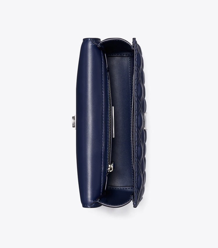 Tory Burch designer borse a tracolla Shoulder bag piccola Fleming convertibile in Royal Navy superiore