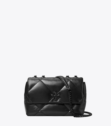 Tory Burch designer borse a tracolla Shoulder bag piccola Kira con trapuntatura a diamante in Black front