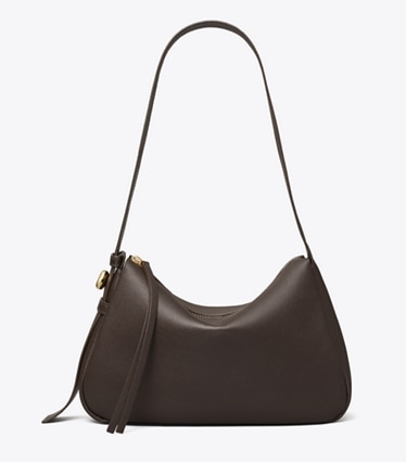 Tory Burch designer borse a tracolla Shoulder bag Romy in Deep Brown front
