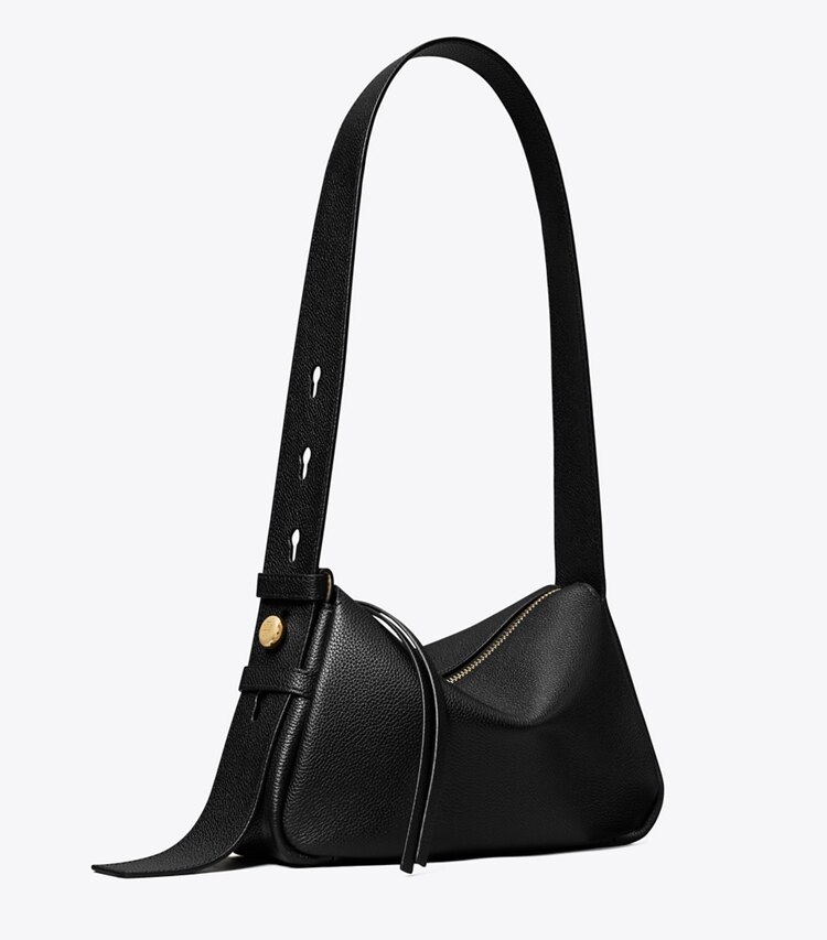 Tory Burch designer borse a tracolla Shoulder bag Romy piccola in Black angle