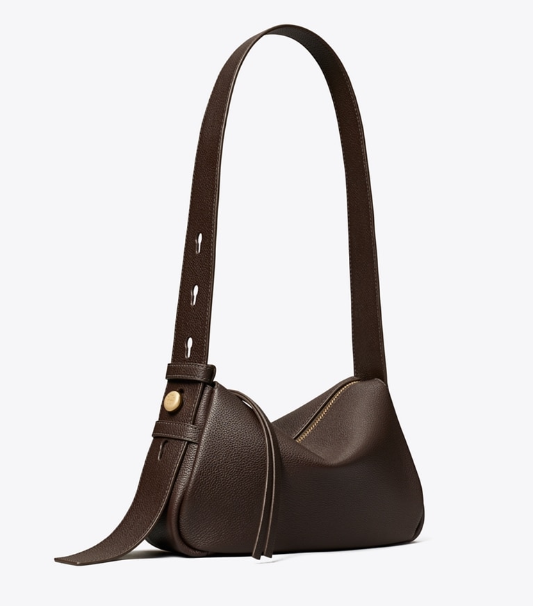 Tory Burch designer borse a tracolla Shoulder bag Romy piccola in Deep Brown angle