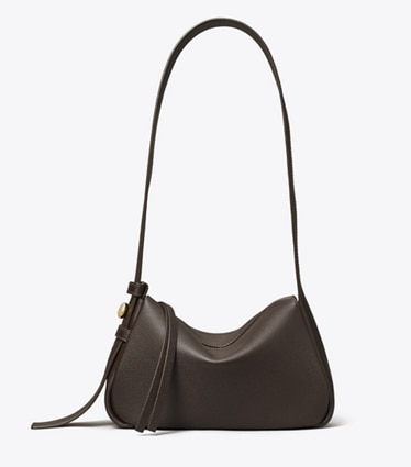 Tory Burch designer borse a tracolla Shoulder bag Romy piccola in Deep Brown front