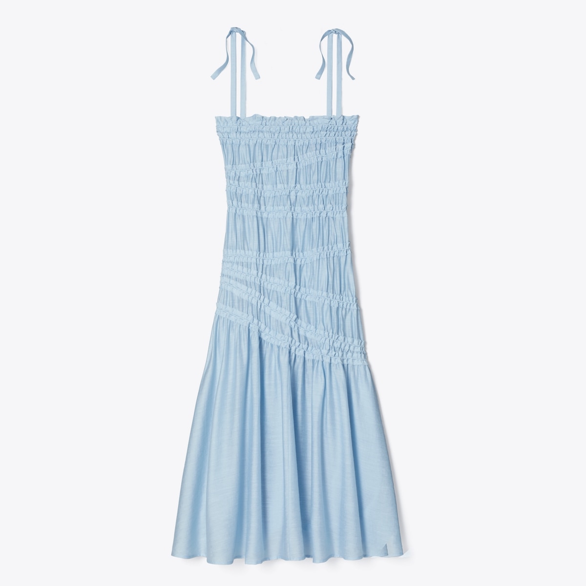 TORY BURCH ワンピース 服 25 Smocked midi dress1070323 Tory Burch Smocked Midi Dress | Harrods US