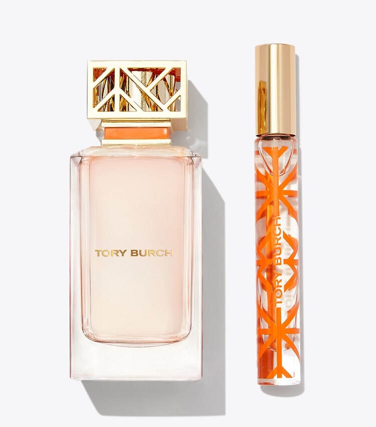 Tory Burch designer perfume Signature Gift Set in Tory Orange front